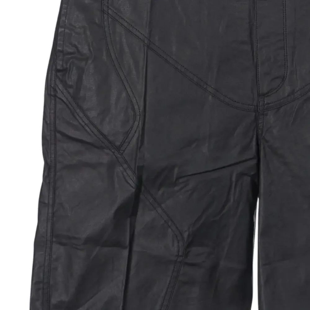 NWT Jordan Nike x Cactus Jack Shorts Men Size 34 Black Coated Waxed Travis Scott